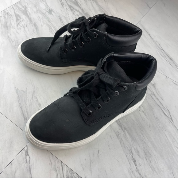•Timberland Bria High Top Sneaker Black leather womens 6 shoes - Picture 13 of 14